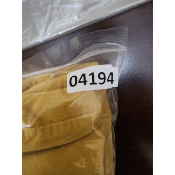 Croft Barrow Corduroy Pants Womens 16 Golden Yellow Straight Leg Stretch NEW - Picture 8 of 8